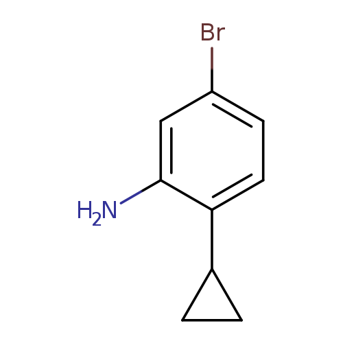 Benzenamine, 5-bromo-2-cyclopropyl-