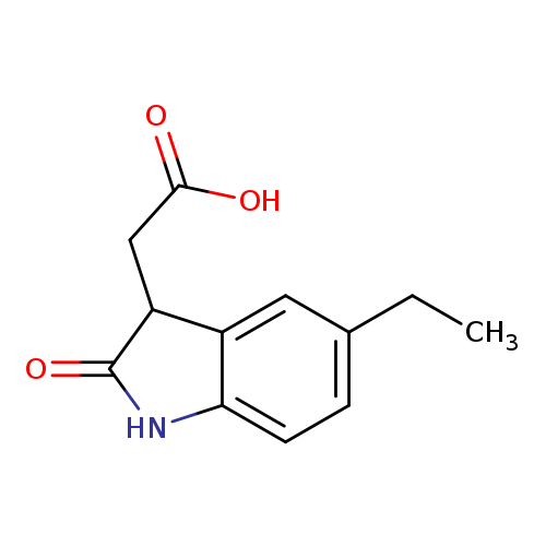 2-(5-ethyl-2-oxo-2,3-dihydro-1H-indol-3-yl)acetic acid