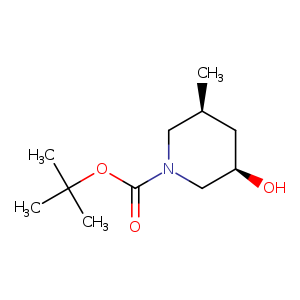rac-tert-butyl (3R,5S)-3-hydroxy-5-methylpiperidine-1-carboxylate, cis