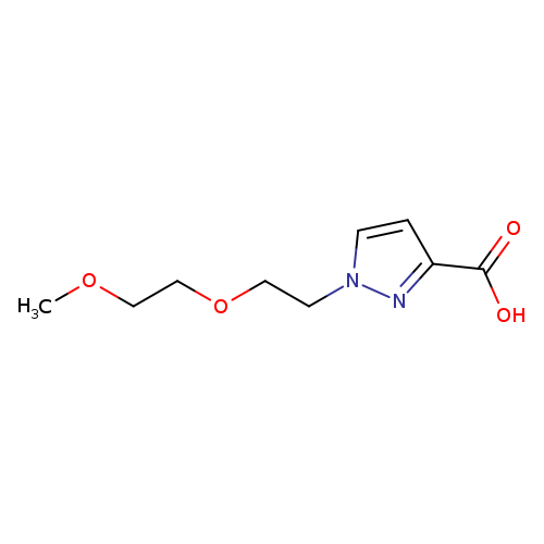 1-[2-(2-methoxyethoxy)ethyl]-1H-pyrazole-3-carboxylic acid