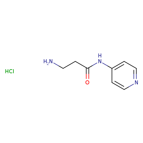 3-amino-N-(pyridin-4-yl)propanamide hydrochloride