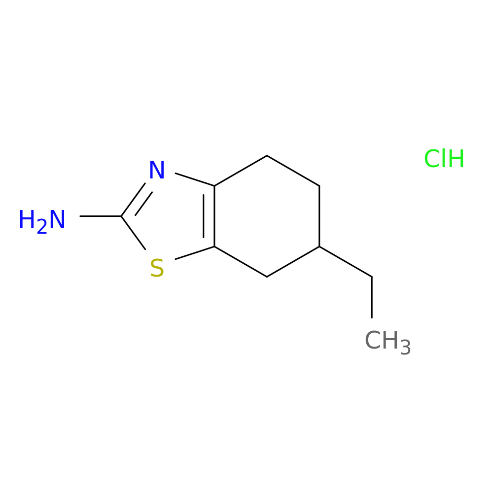 6-ETHYL-4,5,6,7-TETRAHYDRO-1,3-BENZOTHIAZOL-2-AMINE HYDROCHLORIDE