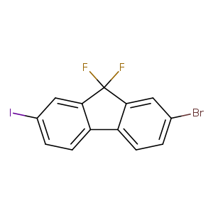 9H-Fluorene, 2-bromo-9,9-difluoro-7-iodo-
