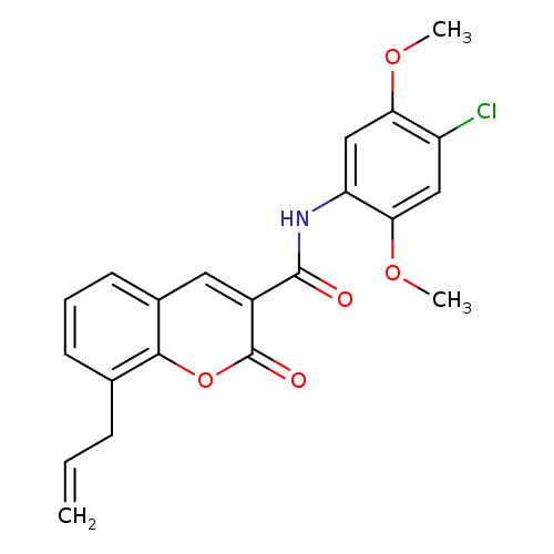 N-(4-chloro-2,5-dimethoxyphenyl)-2-oxo-8-(prop-2-en-1-yl)-2H-chromene-3-carboxamide
