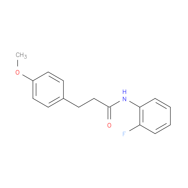 N-(2-fluorophenyl)-3-(4-methoxyphenyl)propanamide