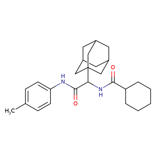 2-(adamantan-1-yl)-2-(cyclohexylformamido)-N-(4-methylphenyl)acetamide