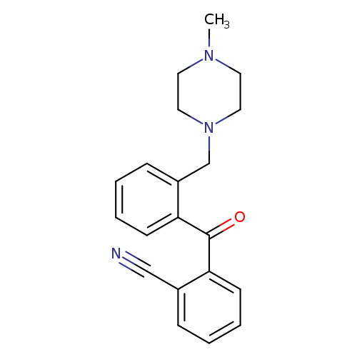 2-CYANO-2'-(4-METHYLPIPERAZINOMETHYL) BENZOPHENONE