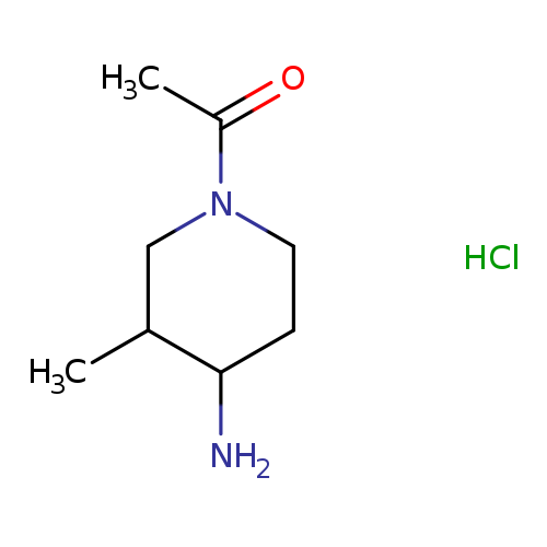 1-(4-amino-3-methylpiperidin-1-yl)ethan-1-one hydrochloride