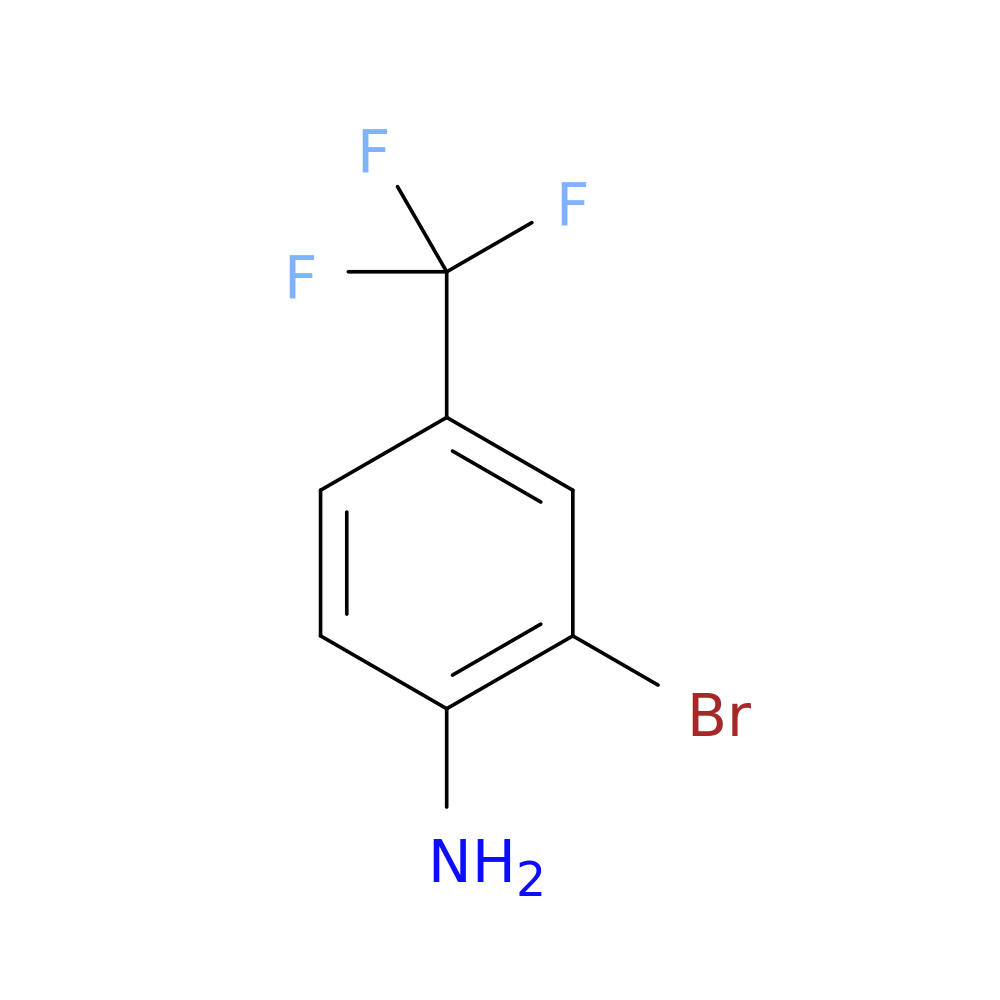 Benzenamine, 2-bromo-4-(trifluoromethyl)-