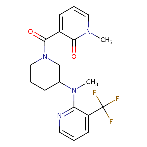 1-methyl-3-(3-{methyl[3-(trifluoromethyl)pyridin-2-yl]amino}piperidine-1-carbonyl)-1,2-dihydropyridin-2-one