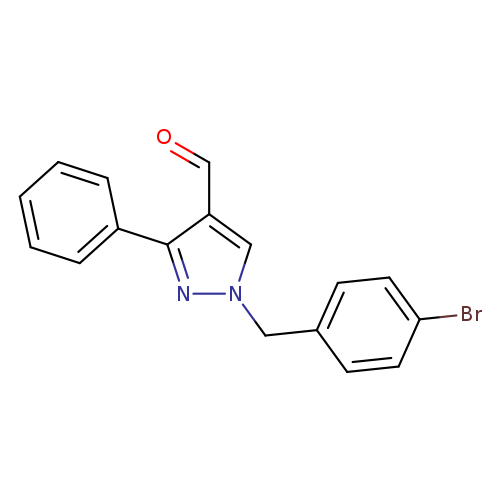1-(4-Bromobenzyl)-3-phenyl-1h-pyrazole-4-carbaldehyde
