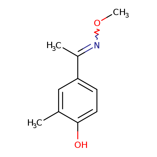4-[1-(Methoxyimino)ethyl]-2-methylphenol