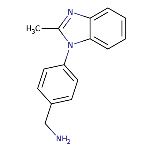 [4-(2-methyl-1H-benzimidazol-1-yl)benzyl]amine