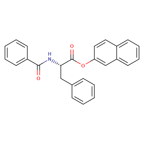L-Phenylalanine, N-benzoyl-, 2-naphthalenyl ester