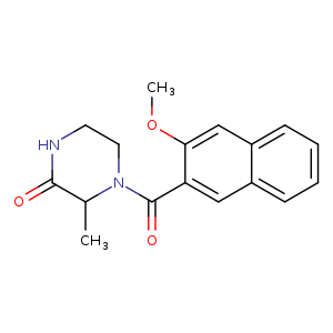 4-(3-methoxynaphthalene-2-carbonyl)-3-methylpiperazin-2-one