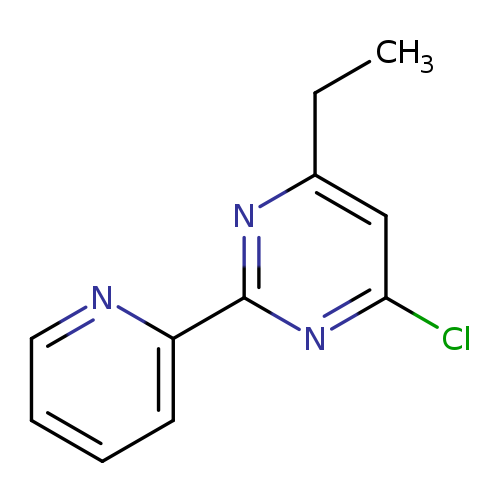 4-chloro-6-ethyl-2-(pyridin-2-yl)pyrimidine