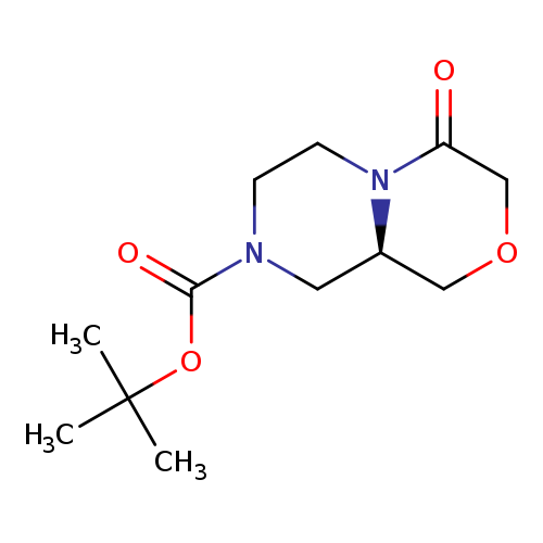 tert-Butyl (9aR)-4-oxo-hexahydropiperazino[2,1-c]morpholine-8-carboxylate