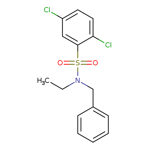 N-benzyl-2,5-dichloro-N-ethylbenzene-1-sulfonamide