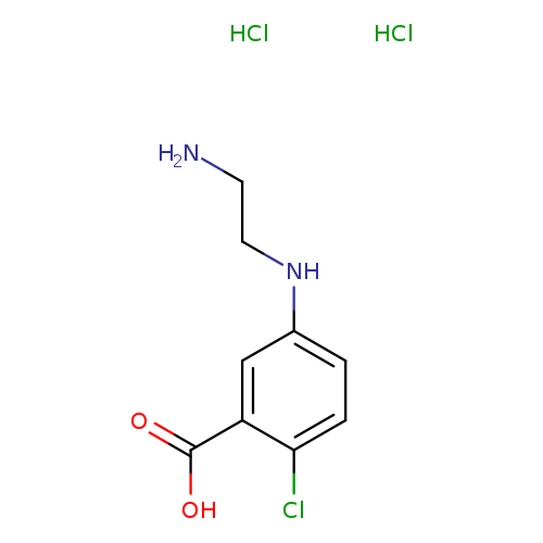 5-[(2-aminoethyl)amino]-2-chlorobenzoicaciddihydrochloride