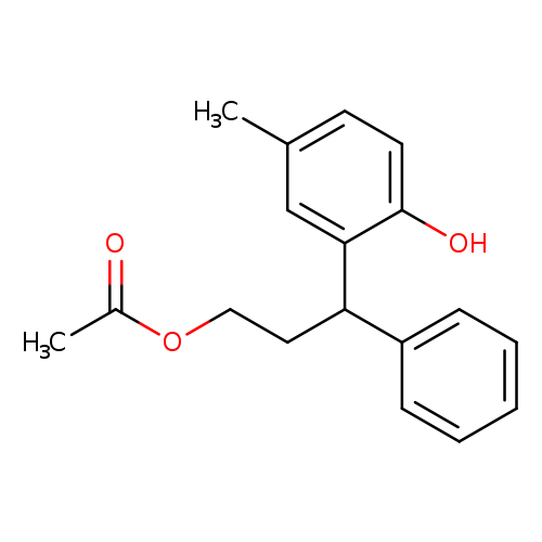 3-(2-hydroxy-5-methylphenyl)-3-phenylpropyl acetate
