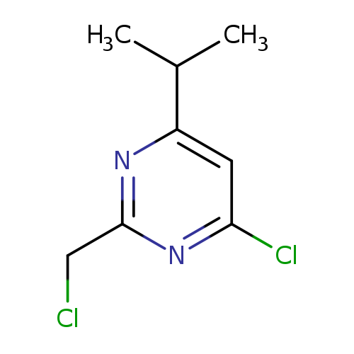 4-chloro-2-(chloromethyl)-6-(propan-2-yl)pyrimidine