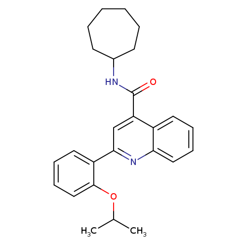 N-cycloheptyl-2-(2-isopropoxyphenyl)quinoline-4-carboxamide