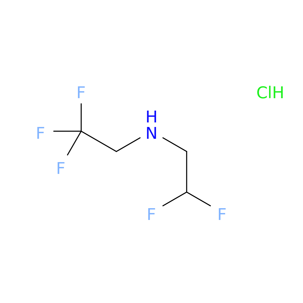 (2,2-difluoroethyl)(2,2,2-trifluoroethyl)amine hydrochloride