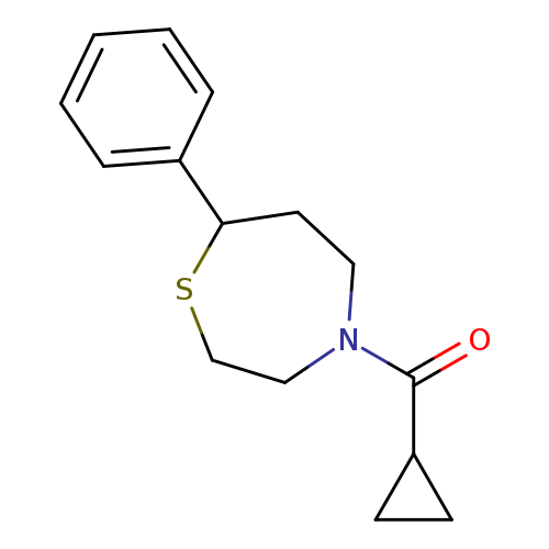 4-cyclopropanecarbonyl-7-phenyl-1,4-thiazepane