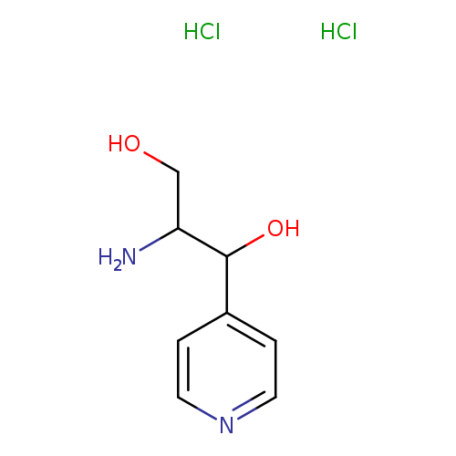 2-amino-1-(pyridin-4-yl)propane-1,3-diol dihydrochloride
