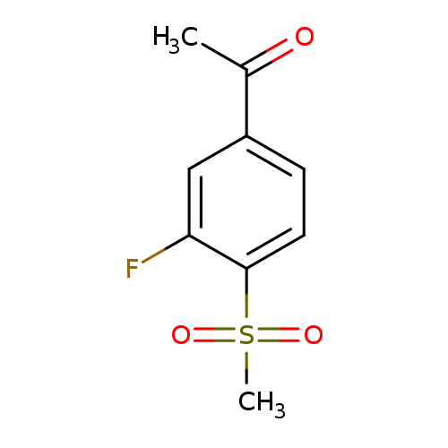 1-(3-Fluoro-4-methanesulfonylphenyl)ethan-1-one
