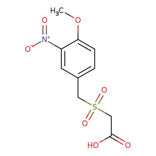 4-Methoxy-3-nitrobenzylsulfonylacetic acid
