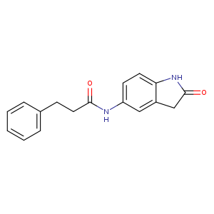 N-(2-oxo-2,3-dihydro-1H-indol-5-yl)-3-phenylpropanamide