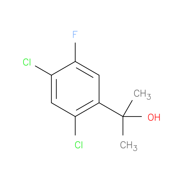 2-(2,4-dichloro-5-fluorophenyl)propan-2-ol
