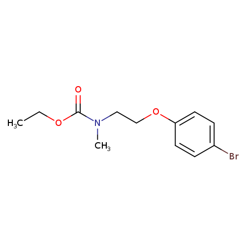 ethyl N-[2-(4-bromophenoxy)ethyl]-N-methylcarbamate