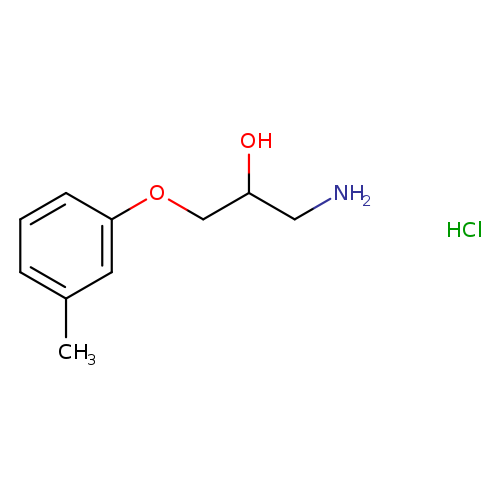 1-amino-3-(3-methylphenoxy)propan-2-ol hydrochloride