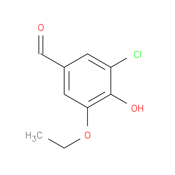 3-chloro-5-ethoxy-4-hydroxybenzaldehyde