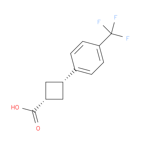 (1s,3s)-3-[4-(trifluoromethyl)phenyl]cyclobutane-1-carboxylic acid