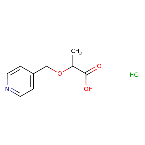 2-[(pyridin-4-yl)methoxy]propanoic acid hydrochloride