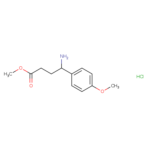 methyl 4-amino-4-(4-methoxyphenyl)butanoate hydrochloride