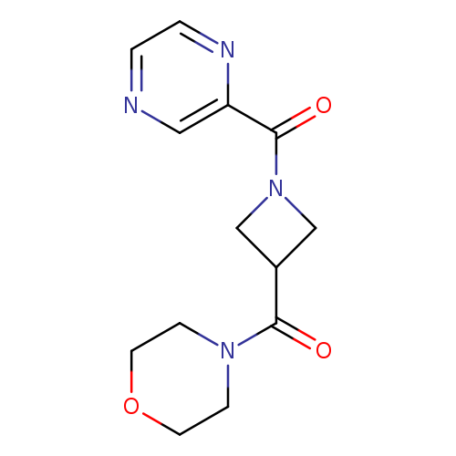 4-[1-(pyrazine-2-carbonyl)azetidine-3-carbonyl]morpholine