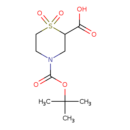 4-[(tert-butoxy)carbonyl]-1,1-dioxo-1lambda6-thiomorpholine-2-carboxylic acid