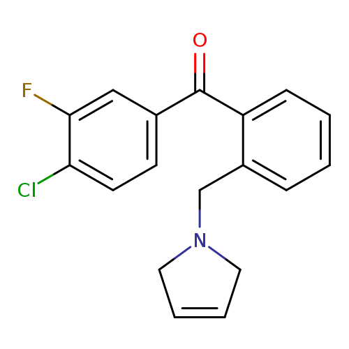 (4-Chloro-3-fluorophenyl)(2-((2,5-dihydro-1H-pyrrol-1-yl)methyl)phenyl)methanone