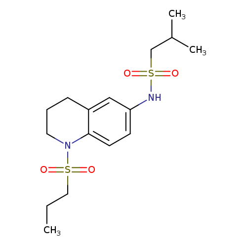2-methyl-N-[1-(propane-1-sulfonyl)-1,2,3,4-tetrahydroquinolin-6-yl]propane-1-sulfonamide