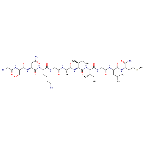L-Methioninamide, glycyl-L-seryl-L-asparaginyl-L-lysylglycyl-L-alanyl-L-isoleucyl-L-isoleucylglycyl-L-leucyl-