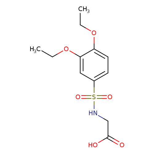 2-(3,4-Diethoxyphenylsulfonamido)acetic acid