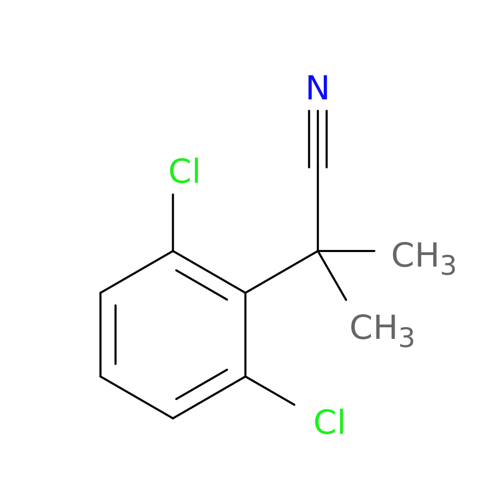 2-(2,6-Dichlorophenyl)-2-methylpropanenitrile