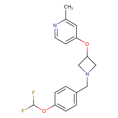 4-[(1-{[4-(difluoromethoxy)phenyl]methyl}azetidin-3-yl)oxy]-2-methylpyridine