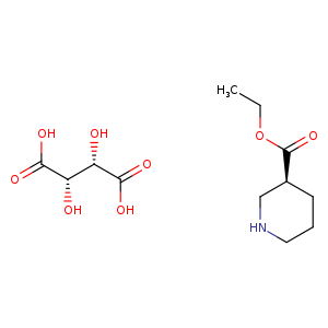 Ethyl (3S)-piperidine-3-carboxylate (2R,3R)-2,3-dihydroxybutanedioate