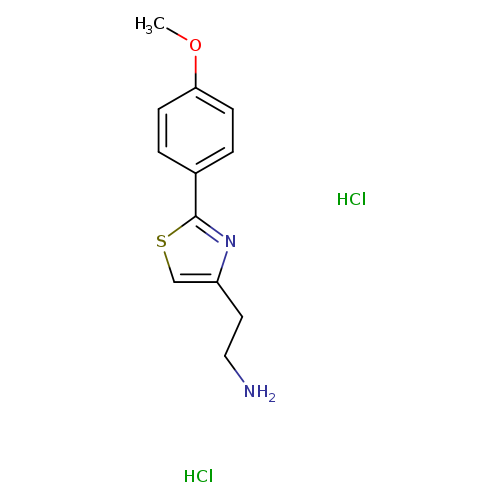 2-[2-(4-methoxyphenyl)-1,3-thiazol-4-yl]ethan-1-amine dihydrochloride