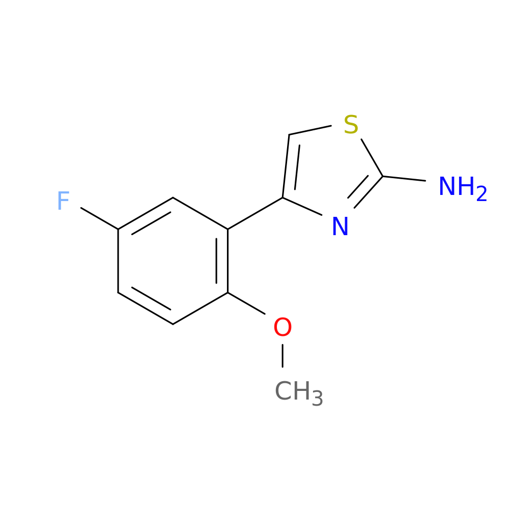 4-(5-Fluoro-2-methoxyphenyl)-1,3-thiazol-2-amine